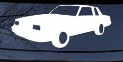 Oldsmobile Cutlass Car or Truck Window Decal Sticker