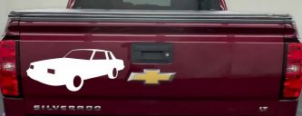 Oldsmobile Cutlass Car or Truck Window Vinyl Decal Sticker (White)