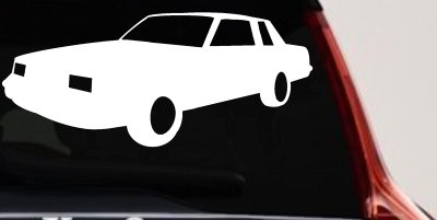 Oldsmobile Cutlass Car or Truck Window Vinyl Decal Sticker