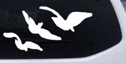 Three Birds Flying Car or Truck Window Decal Sticker