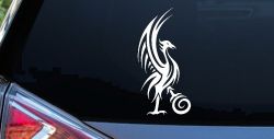 Phoenix Bird Tribal Tattoo Car or Truck Window Decal Sticker