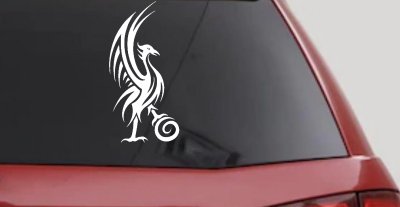 Phoenix Bird Tribal Tattoo Car or Truck Window Vinyl Decal Sticker