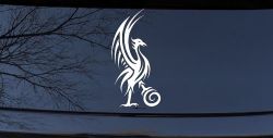 Phoenix Bird Tribal Tattoo Car or Truck Window Decal Sticker