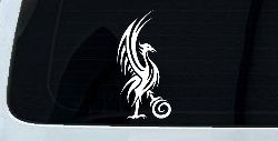 Phoenix Bird Tribal Tattoo Car or Truck Window Decal Sticker