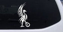 Phoenix Bird Tribal Tattoo Car or Truck Window Decal Sticker