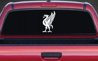 Phoenix Olive Branch In Mouth Tribal Car or Truck Window Decal Sticker