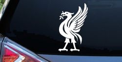 Phoenix Olive Branch In Mouth Tribal Car or Truck Window Decal Sticker