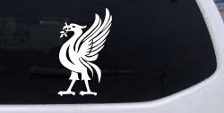 Phoenix Olive Branch In Mouth Tribal Car or Truck Window Decal Sticker