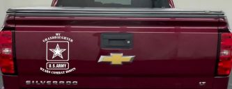 My Granddaughter Wears Combat Boots Army Military Car or Truck Window Vinyl Decal Sticker