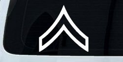 Army Private Military Car or Truck Window Decal Sticker