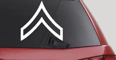 Army Private Military Car or Truck Window Vinyl Decal Sticker