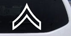Army Private Military Car or Truck Window Decal Sticker