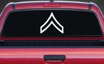 Army Private Military Car or Truck Window Decal Sticker