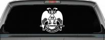 Scottish Rite Wings 32nd Other Car or Truck Window Decal Sticker