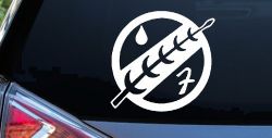 Mandalorian Crest Boba Fett Sci Fi Car or Truck Window Decal Sticker