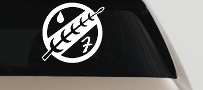 Mandalorian Crest Boba Fett Sci Fi Car or Truck Window Vinyl Decal Sticker