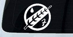 Mandalorian Crest Boba Fett Sci Fi Car or Truck Window Decal Sticker
