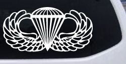 AIRBORNE Wings Military Car or Truck Window Decal Sticker