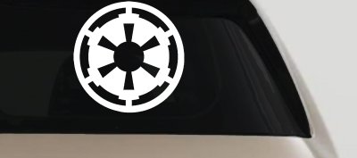 Galactic Empire Emblem Sci Fi Car or Truck Window Vinyl Decal Sticker