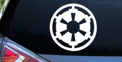 Galactic Empire Emblem Sci Fi Car or Truck Window Decal Sticker