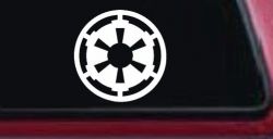 Galactic Empire Emblem Sci Fi Car or Truck Window Decal Sticker