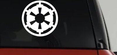 Galactic Empire Emblem Sci Fi Car or Truck Window Vinyl Decal Sticker