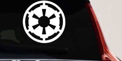 Galactic Empire Emblem Sci Fi Car or Truck Window Vinyl Decal Sticker