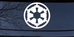 Galactic Empire Emblem Sci Fi Car or Truck Window Decal Sticker