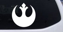 Rebel Alliance Emblem Sci Fi Car or Truck Window Decal Sticker
