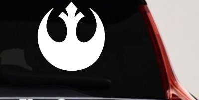 Rebel Alliance Emblem Sci Fi Car or Truck Window Vinyl Decal Sticker