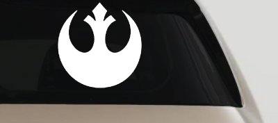 Rebel Alliance Emblem Sci Fi Car or Truck Window Vinyl Decal Sticker