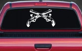 Military Police Cross Pistols Military Car or Truck Window Decal Sticker