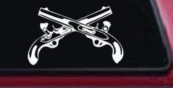 Military Police Cross Pistols Military Car or Truck Window Decal Sticker