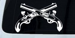 Military Police Cross Pistols Military Car or Truck Window Decal Sticker