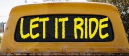 Let It Ride Off Road Car or Truck Window Decal Sticker (Yellow)