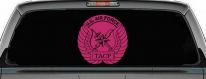 US Air Force TACP Military Car or Truck Window Decal Sticker (Hot Pink)