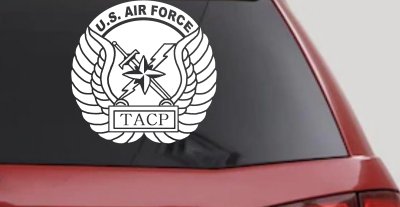 US Air Force TACP Military Car or Truck Window Vinyl Decal Sticker