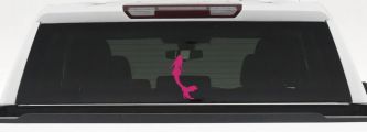 Mermaid Car or Truck Window Decal Sticker (Hot Pink)