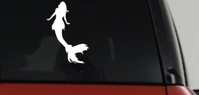 Mermaid Car or Truck Window Vinyl Decal Sticker