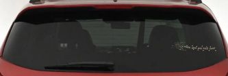 Faith Love And Pixie Dust Tinkerbell Tinker Bell Car or Truck Window Decal Sticker (Desert Sand)