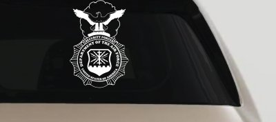 Department Of The Air Force Security Forces With Eagle Military Car or Truck Window Vinyl Decal Sticker