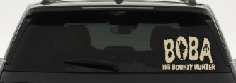 Boba Fett The Bounty Hunter  Sci Fi Car or Truck Window Vinyl Decal Sticker (Desert Sand)