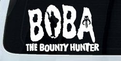 Boba Fett The Bounty Hunter  Sci Fi Car or Truck Window Decal Sticker