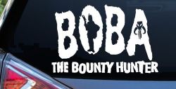 Boba Fett The Bounty Hunter  Sci Fi Car or Truck Window Decal Sticker