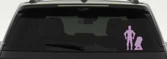 Droids C3PO R2D2 Sci Fi Car or Truck Window Decal Sticker (Lilac)