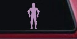 C3PO Sci Fi Car or Truck Window Vinyl Decal Sticker (Lilac)
