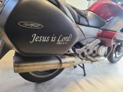 Jesus Is Lord Philippians 2:11 Christian Car or Truck Window Vinyl Decal Sticker (White)