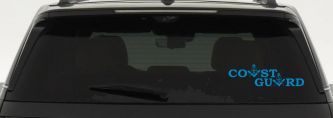 Coast Guard Masonic Freemason Masonic Military Car or Truck Window Vinyl Decal Sticker (Blue)