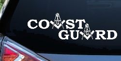 Coast Guard Masonic Freemason Masonic Military Car or Truck Window Decal Sticker