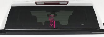 Cowgirl Up Betty Boop Country Car or Truck Window Decal Sticker (Hot Pink)